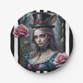Alice in Wonderland Papieren Bordje