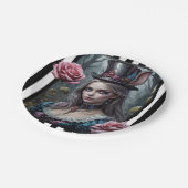 Alice in Wonderland Papieren Bordje (Gekanteld)