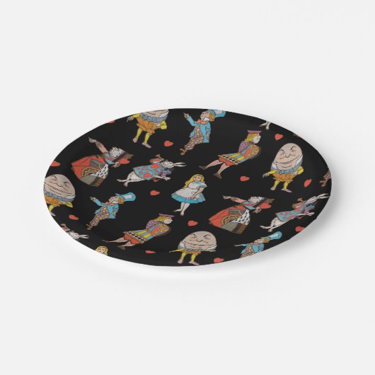 Alice in Wonderland Papieren Bordje (Gekanteld)