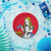 Alice in Wonderland Papieren Bordje (Feest)