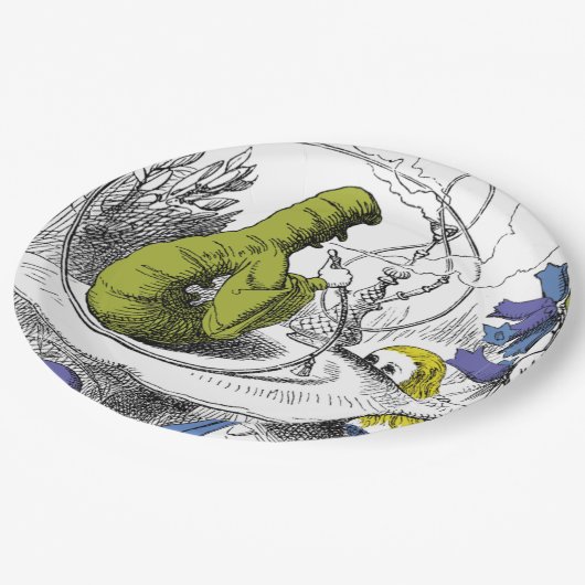 Alice in Wonderland Papieren Bordje (Gekanteld)