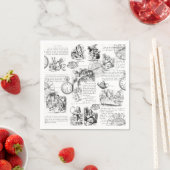 Alice in Wonderland papieren servetten (Insitu)