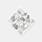 Alice in Wonderland papieren servetten (Hoek)