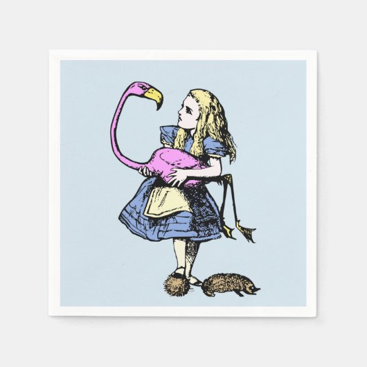 Alice in Wonderland  Partij kinder decoratie Servet (Voorkant)