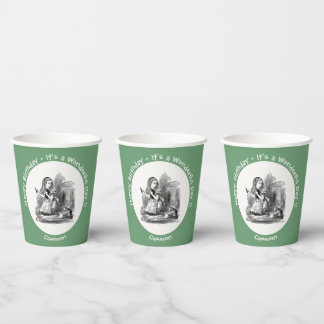 Alice in Wonderland Party - Alice en de Kitten Papieren Bekers