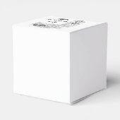 Alice in Wonderland Party Favorieten Dozen Bedankdoosjes (Achterkant)