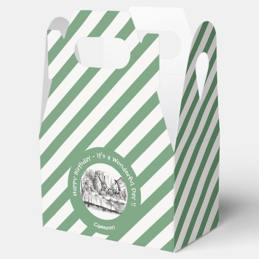 Alice in Wonderland Party - Mad Hatter's Tea Party Bedankdoosjes (Geopend)