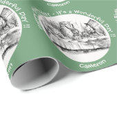 Alice in Wonderland Party - Mad Hatter's Tea Party Cadeaupapier (Rol Hoek)