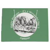 Alice in Wonderland Party - Mad Hatter's Tea Party Groot Cadeauzakje (Voorkant)