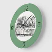 Alice in Wonderland Party - Mad Hatter's Tea Party Grote Klok (Hoek)