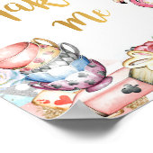 Alice in Wonderland Party Sign, neem me tafel teke Poster (Hoek)
