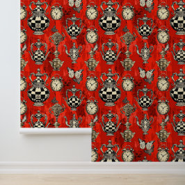 Alice in Wonderland Patroon Behang