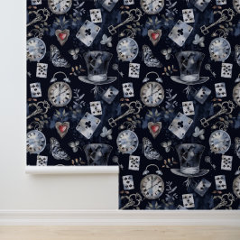 Alice in Wonderland Patroon Behang