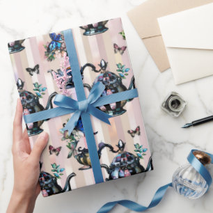 Alice in Wonderland Patroon Cadeaupapier