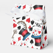 Alice in Wonderland Patroon Favoriete Box Bedankdoosjes (Voorkant Zijde)