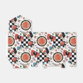 Alice in Wonderland Pattern Bedankdoosjes (Uitgevouwen)