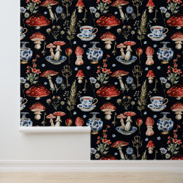 Alice in Wonderland Pattern Behang