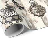 Alice in Wonderland Pattern Cadeaupapier (Rol Hoek)