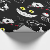 Alice in Wonderland Pattern Cadeaupapier (Hoek)