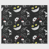 Alice in Wonderland Pattern Cadeaupapier (Vlak)