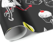 Alice in Wonderland Pattern Cadeaupapier (Rol Hoek)