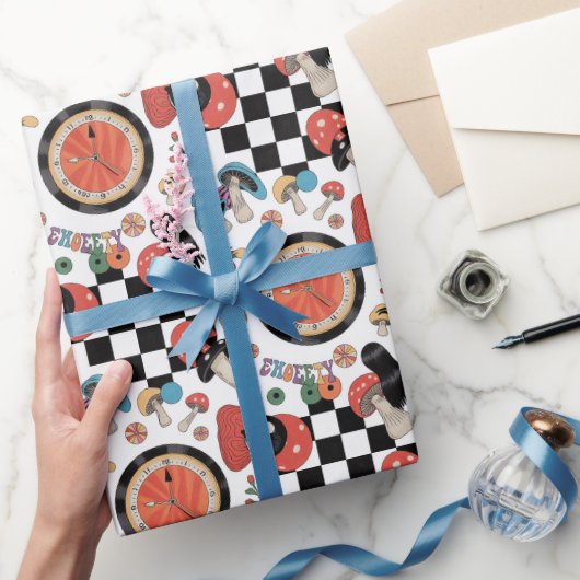 Alice in Wonderland Pattern Cadeaupapier (Geschenken)