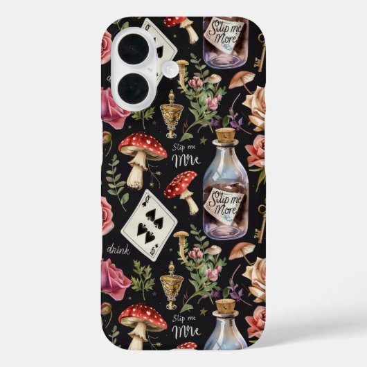 Alice in Wonderland Pattern Case-Mate iPhone Case (Achterkant)