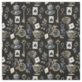Alice in Wonderland Pattern Fabric Stof (Swatch)