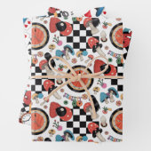 Alice in Wonderland Pattern Inpakpapier Vel (In situ)