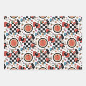 Alice in Wonderland Pattern Inpakpapier Vel (Voorkant)