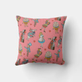 Alice in Wonderland Pattern Kussen (Achterkant)