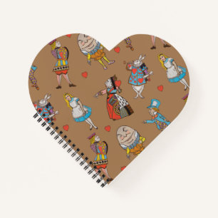 Alice in Wonderland Pattern Notitieboek