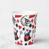 Alice in Wonderland Pattern Papieren Bekers (Rechts)