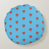 Alice in Wonderland Pattern Round Pillow Rond Kussen (Achterkant)