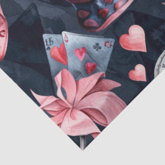 Alice in Wonderland Pattern Tissuepapier (Detail)