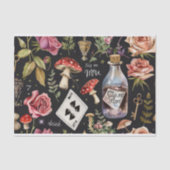 Alice in Wonderland Pattern Tissuepapier (Voorkant)