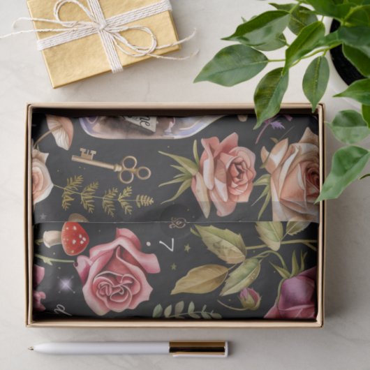 Alice in Wonderland Pattern Tissuepapier (Geschenk)