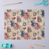 Alice in Wonderland Pattern Tissuepapier (Craft)