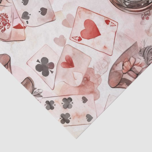 Alice in Wonderland Pattern Tissuepapier (Detail)