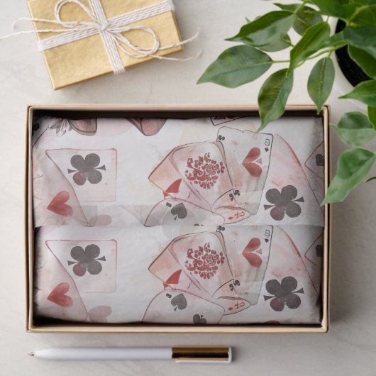 Alice in Wonderland Pattern Tissuepapier (Geschenk)