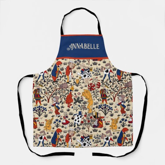 Alice in Wonderland Personaliseert Schort (Voorkant)