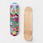 Alice in Wonderland Persoonlijk Skateboard (Voorkant)