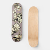 Alice in Wonderland Persoonlijk Skateboard (Voorkant)