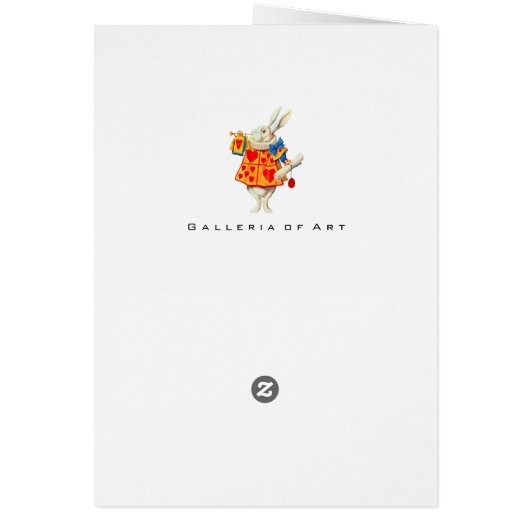 Alice in Wonderland ~ PHOTO INSERT Card (Achterkant)