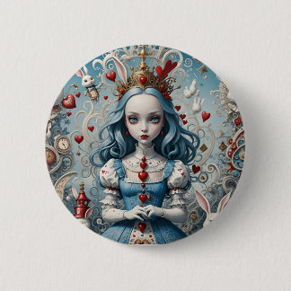 Alice in Wonderland Pin Badge Ronde Button 5,7 Cm
