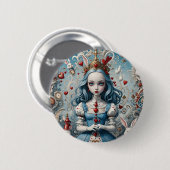 Alice in Wonderland Pin Badge Ronde Button 5,7 Cm (Voorkant /achterkant)