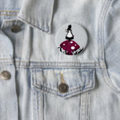 Alice in Wonderland Pin Button (In situ)