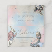  Alice in Wonderland Plaatskaartje (Buitenkant ongevouwen)