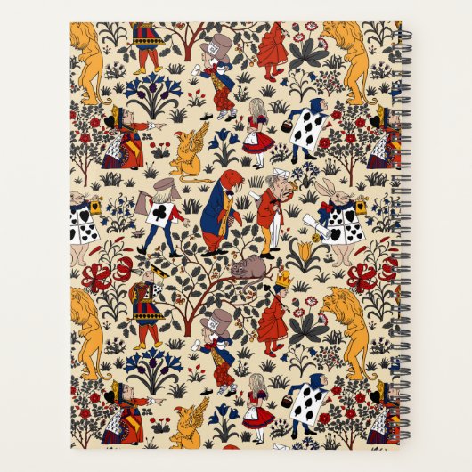 Alice in Wonderland Planner (Achterkant)