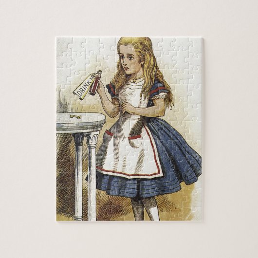 Alice in Wonderland plezier Legpuzzel (Verticaal)